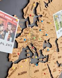 Photo 2 of USA Travel Map Pin Board - Push Pins Travel Map - Cute Bulletin Boards for Walls (47 * 24 in) - Large Cork Boards for Walls with United States Map - Map Push Pins Travel - Travel Map with Pins