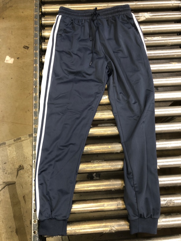 Photo 1 of Fit Essentials Men's Sweatpants -- Navy Blue/White -- Size Large 