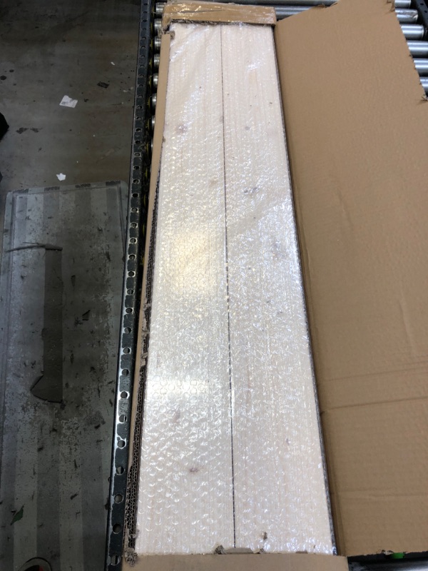 Photo 1 of FREDBECK 30in x 84in Sliding Barn Door with 5FT Barn Door Hardware Kit Included Wood K Shape Solid Natural Spruce Panel Need to Assembly 30"x84" Door + 5' Track Kit