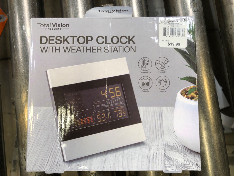 Photo 3 of Total Vision Desktop Clock with Weather Station
