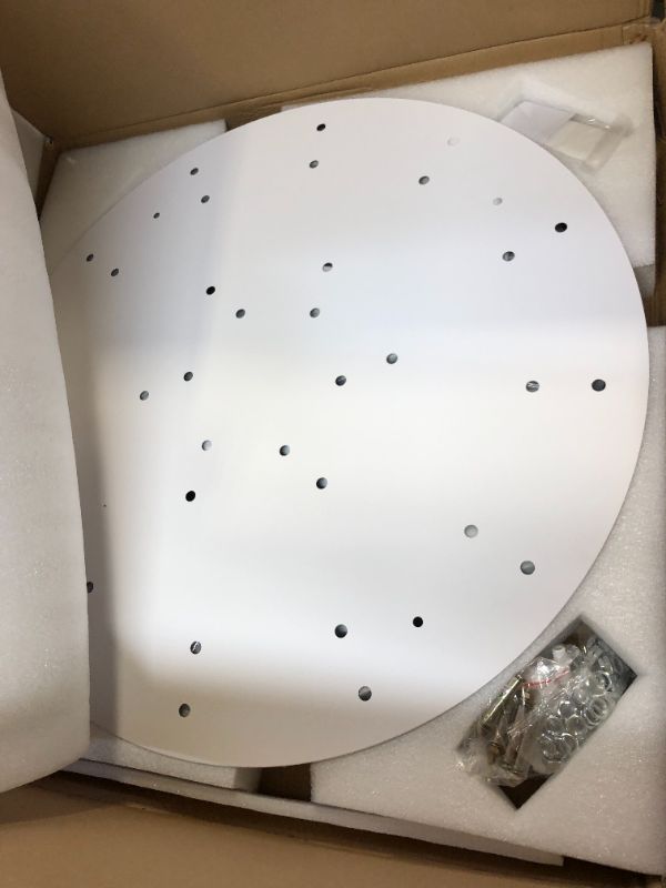 Photo 1 of AHAWILL Ceiling Light Dimmable Modern Embedded LED Chandelier Metal Acrylic Petal Ceiling Ceiling Light, Suitable for Living Rooms, Bedrooms, Children's Rooms, Etc. 43.3?/120w/18 Heads…… 18 Head 18 Head