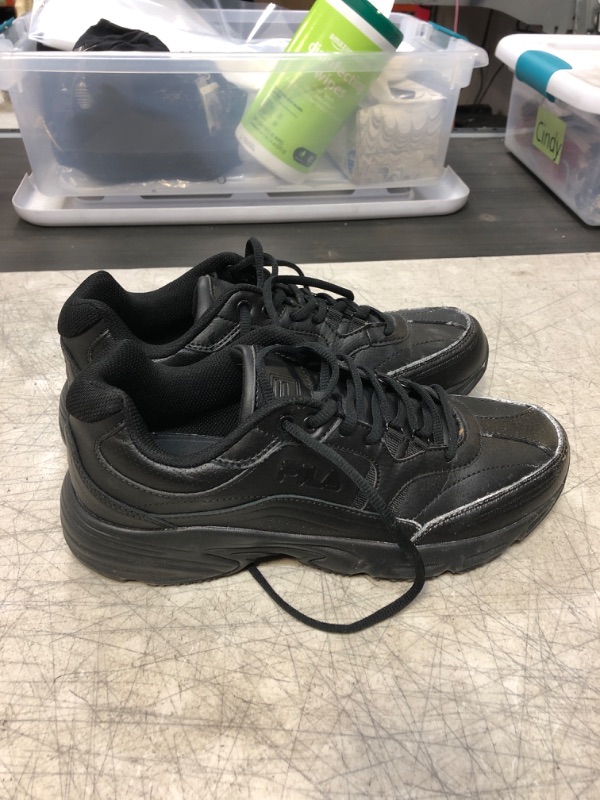 Photo 2 of Fila Memory Workshift Slip Resistant Men's Shoes Black
SIZE 10.5