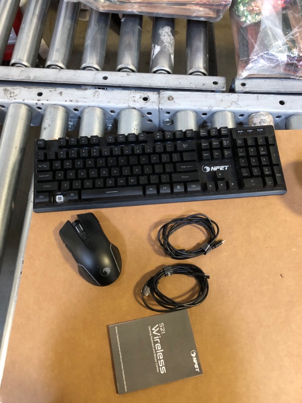 Photo 1 of S21 WIRELESS GAMING KEYBOARDAND MOUSE COMBO (MISSING ONE KEY)