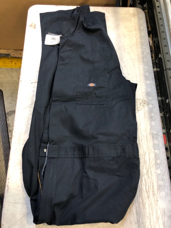 Photo 2 of Dickies Men's Basic Blended Coverall, 48611, Dark Navy. 2XL