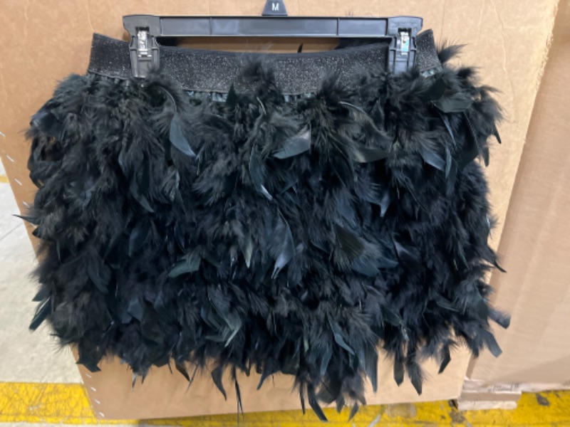 Photo 1 of Black Feather Skirt  SIZE M/L 