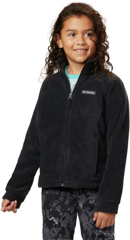 Photo 1 of Columbia Baby Girls Benton Springs Fleece Jacket, DARK GREY , SMALL 