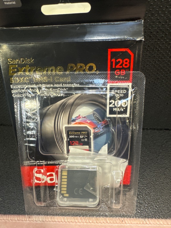 Photo 3 of SanDisk 128GB Extreme PRO UHS-I SDXC Memory Card, SDSDXXY-128G-ANCIN