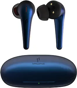 Photo 1 of 1MORE ComfoBuds Pro Noise Cancelling Earbuds, ANC True Wireless Earbuds Bluetooth 5.0, Multi Modes, Personalized EQ, 6 Mics, 28H Playtime, Fast Charge, in Ear Bluetooth Headphones, Blue