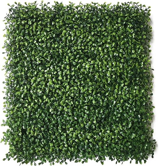 Photo 1 of  3 pcs Artificial Boxwood Topiary Hedge Plants Panels Outdoor Patio Hedge Plant UV Protected Greenery Wall Plants 10 x 10 inch/P