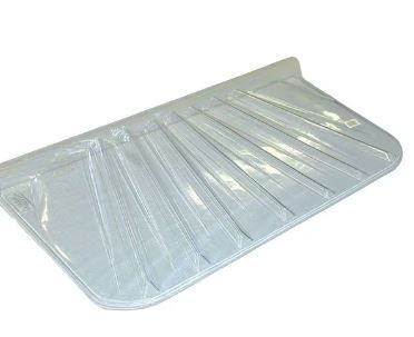 Photo 1 of 57 in. x 4 in. Polyethylene Rectangular Low Profile Window Well Cover
