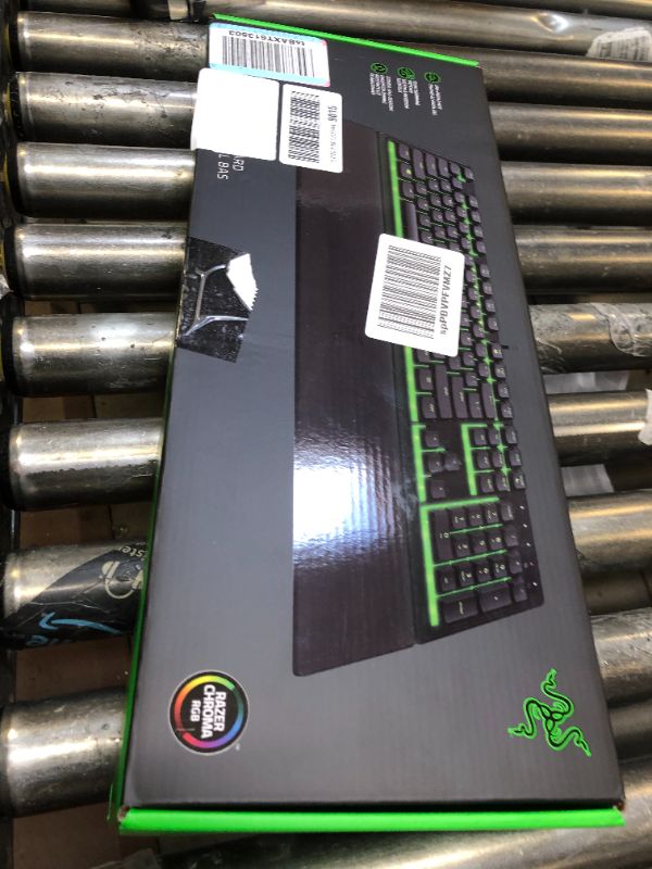 Photo 1 of Razer Ornata V3 Gaming Keyboard: Low-Profile Keys - Mecha-Membrane Switches - UV-Coated Keycaps - Backlit Media Keys - 10-Zone RGB Lighting - Spill-Resistant - Magnetic Wrist Wrest - Classic Black