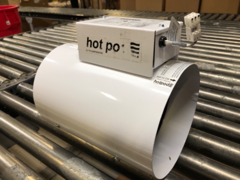 Photo 2 of TPI HP814401202T Hotpod Supplemental Duct Mounted Heating System, Standard, 8" Inlet, Hardwire, 1440/720 W