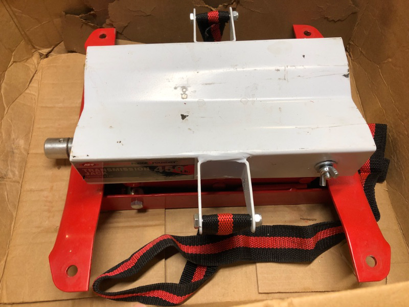 Photo 2 of AFF Heavy Duty Transmission Jack (Multiple Weight Capacities) - Constructed with High-Grade Steel, Red 450 lbs Capacity