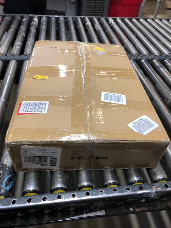 Photo 1 of Denkee 4-Tier Kitchen Bakers Rack, Heavy Duty Free Standing Bakers Racks for Kitchen with Storage, Upgraded Industrial Microwave Oven Stand Storage Rack (23.23 L x 15.16 W x 46.85 H) 4 Tiers