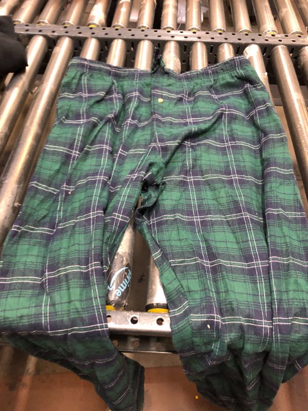 Photo 1 of BOYS GREEN PLAID PANTS
XL