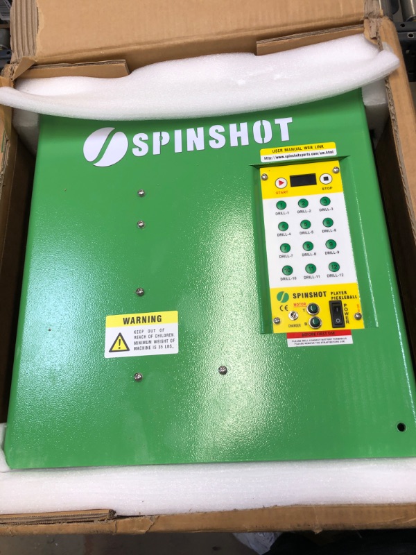 Photo 1 of Spinshot Player Pickle Ball Machine