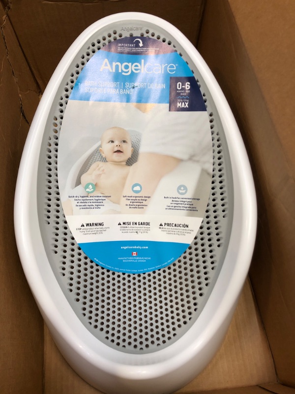 Photo 2 of Angelcare Baby Bath Support (Grey) | Ideal for Babies Less than 6 Months Old