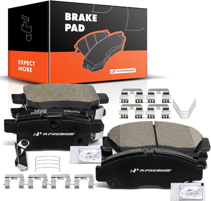 Photo 1 of A-Premium Front & Rear Ceramic Disc Brake Pads Set