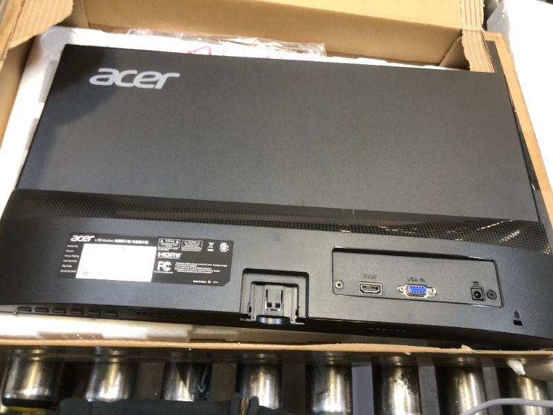 Photo 1 of Acer 21.5 Inch Full HD (1920 x 1080) IPS Ultra-Thin Zero Frame Computer Monitor (HDMI & VGA Port), SB220Q bi