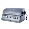 Photo 1 of 36 in. 5-Burner Built-In Gas Grill with Rotisserie Burner
