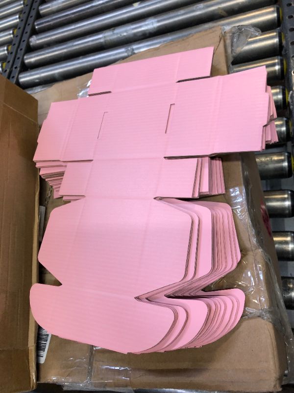 Photo 2 of Pink Shipping Boxes for Small Business 4x4x2