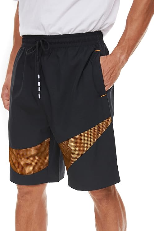 Photo 1 of Ampeo Men's Swim Trunks Quick Dry Board Shorts Beach Bathing Suits Athletic Shorts
