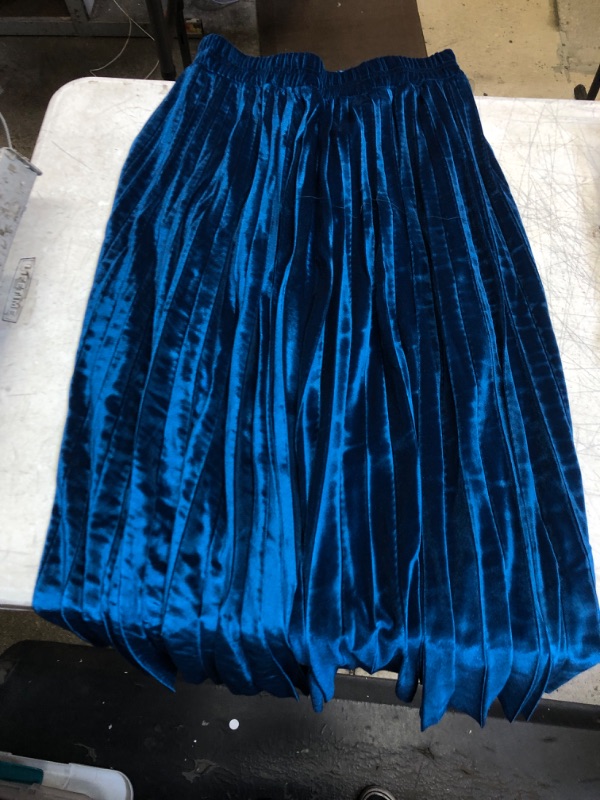 Photo 1 of Blue Velvet Skirt Small