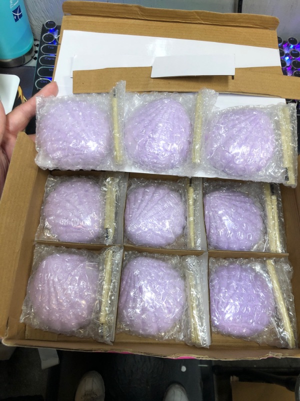 Photo 1 of 9 PCS HAPKID PURPLE DIG KIT - SEASHELL SHAPED 