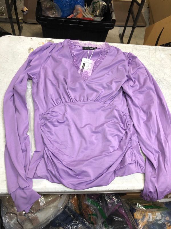 Photo 1 of JOLLYCODE WOMEN'S SHIRT - PURPLE, M 