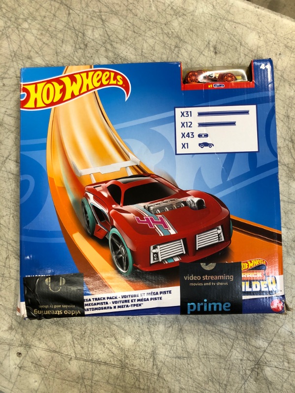 Photo 2 of Hot Wheels Car & Mega Track Pack [Amazon Exclusive]