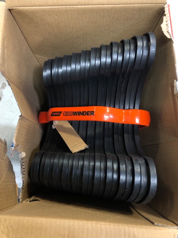 Photo 2 of Camco Sidewinder RV Sewer Hose Support | Features a Lightweight, Flexible, and Durable Frame | Curve Around Obstacles | 10 Feet, Black (43031) 10 Feet Standard Packaging Hose Support