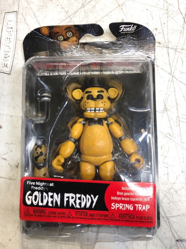 Photo 1 of Funko POP Five Nights at Freddy's Articulated Golden Freddy Action Figure, Multicolor, 5.5 inches
