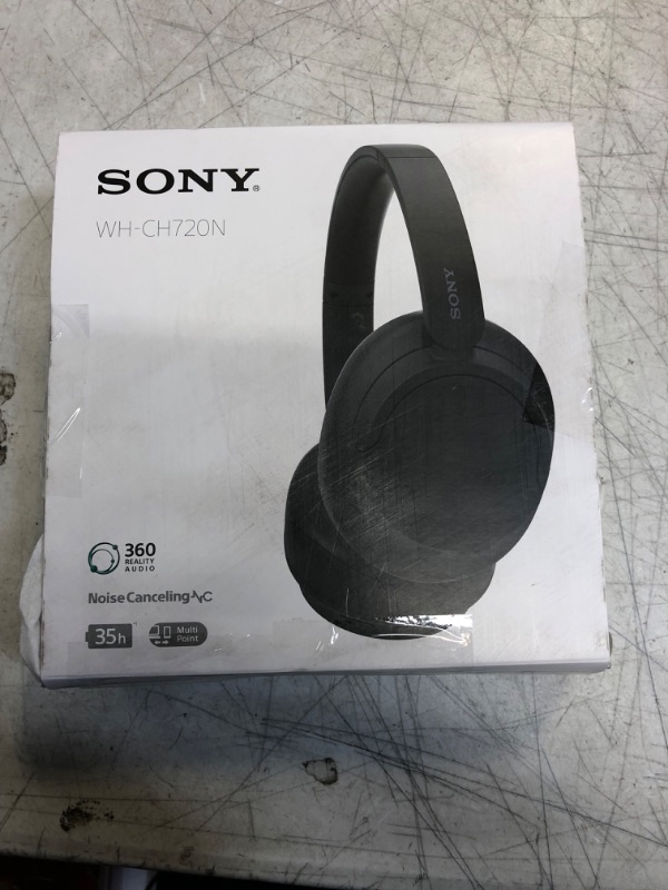 Photo 3 of Sony WH-CH720N Noise Canceling Wireless Headphones Bluetooth Over The Ear Headset with Microphone and Alexa Built-in, Black New