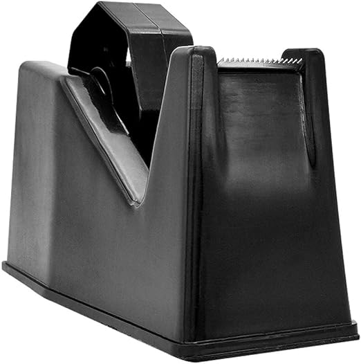 Photo 1 of Tape Dispenser, Heat Press Tape Dispenser, Desk Heat Tape Dispenser 6.3 x 2.5 x 3.4 Inch, Holder Fits 1" and 3" Core (Black)