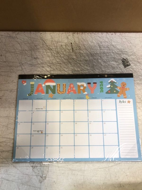 SUNEE 20242025 Desk Pad Calendar 17x12, 18 Months, Jan 2024 June