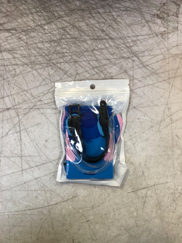 Photo 1 of Anime Stitch Luggage Baggage Identification Labels ID Tag with Belt Strap (stitch-01)