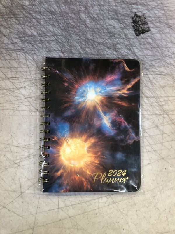 Photo 2 of 2024 School Planner, Planner 2024 Academic Year, Weekly and Monthly Planner Spiral Bound Hardcover 8.5 * 6.4"
