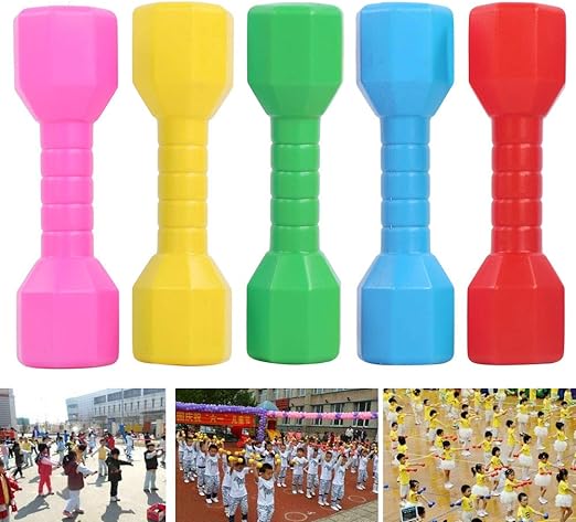 Photo 1 of 10Pcs Kids Workout Equipment,Kids Weight Toy Dumbbells, Fun Fitness and Exercise Equipment for Toddlers,Plastic Kid Fitness Equipment, kids workout equipment toddler weight set kids weight set ki