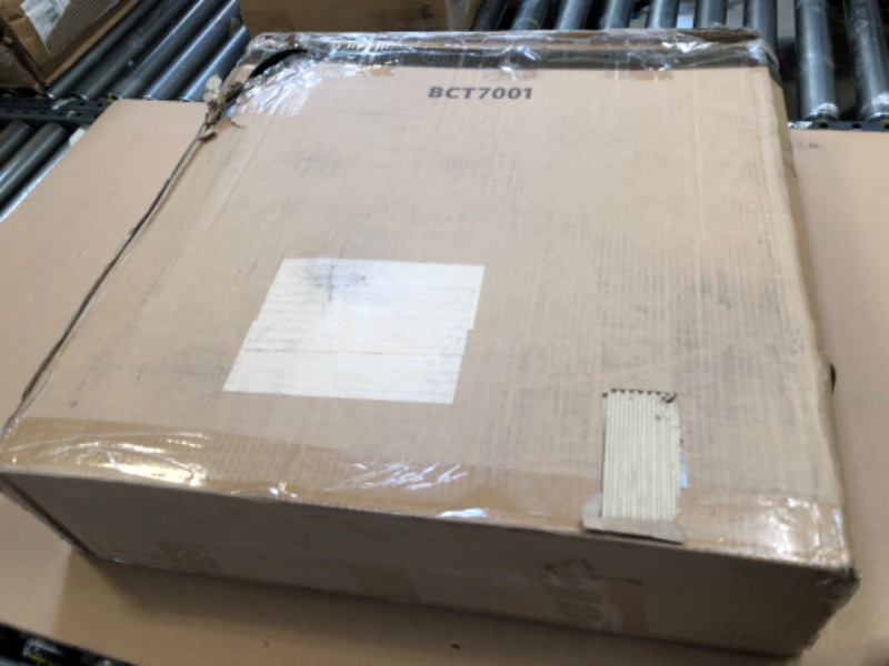 Photo 1 of KKTONER Round Bar Table 23.6-Inch Top for Cocktail Bar Pub Dining Bistro (28.7H, Black) 28.7H Black