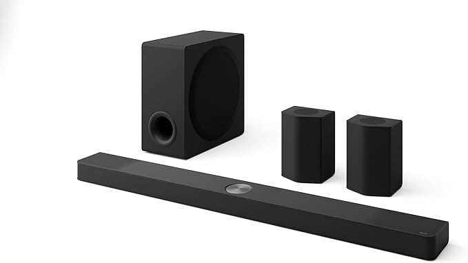 Photo 1 of LG S80QR 5.1.3ch Sound bar with 4ch Rear Speakers, Bluetooth, Wi Fi,Center Up-Firing,Dolby Atmos DTS