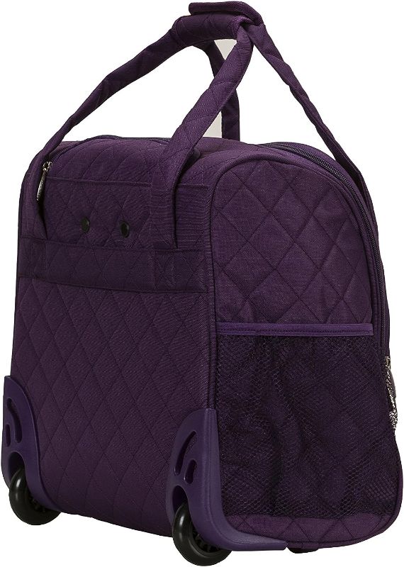 Photo 1 of  Wheeled Underseater Carry-On Luggage, Purple, 15-Inch
