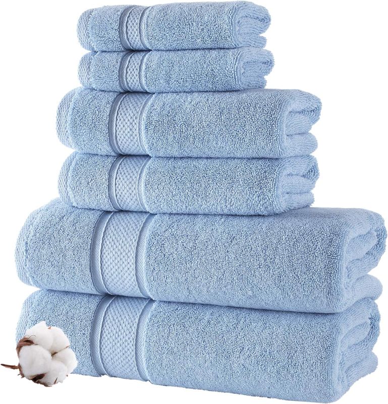 Photo 1 of ++USE STOCK PHOTO AS REFERENCE++ SET OF BATHROOM TOWELS (BLUE)