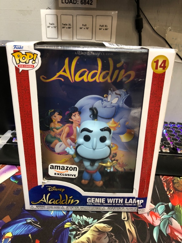 Photo 1 of Funko Pop! VHS Cover: Disney - Aladdin, Genie with Lamp (Amazon Exclusive)