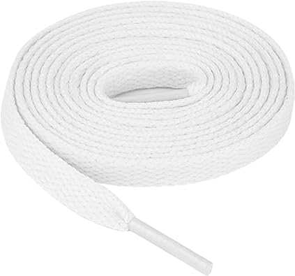 Photo 1 of +++PACK OF 3+++ FOHOLA 2 Pairs Flat Trainers Shoelaces (WHITE, 63")