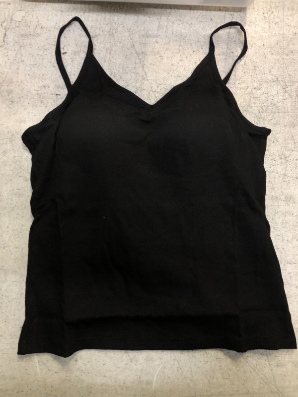 Photo 1 of Black Tank Top With Built In Bra 