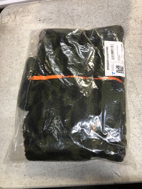 Photo 2 of Amazon Essentials Boys and Toddlers' Polar Fleece Lined Sherpa Full-Zip Jacket 4T Green Camo