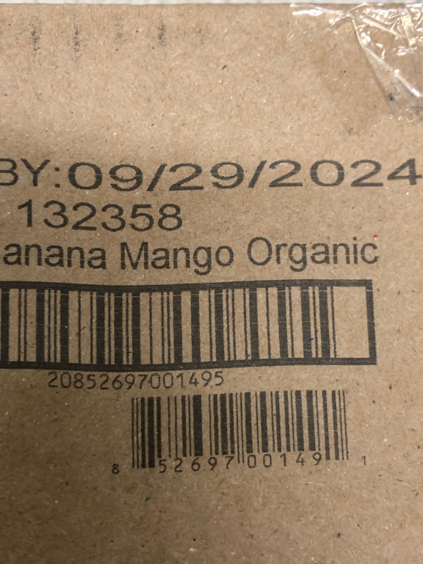 Photo 3 of (8 Pack) Happy Baby Organic Baby Snack Banana Mango 1 Oz Pouch (BB 09/29/24)
