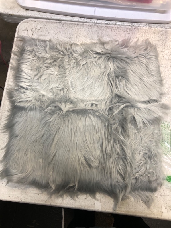 Photo 1 of 1 Pack Faux Fur Pillow Case 18x18"