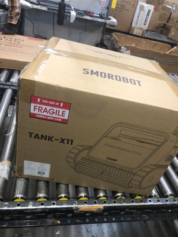 Photo 3 of SMOROBOT (2023) Tank X11 Cordless Robotic Pool Cleaner, 3.5 Hour Runtime, 188W Suction Power, & Intelligent Path for Inground Pool Up to 4100 Sq Ft