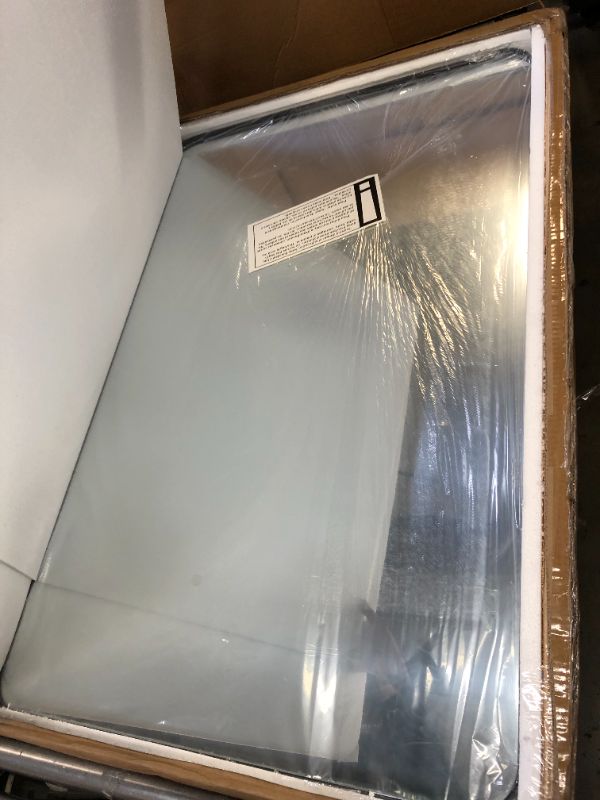 Photo 1 of 42 in. x 28 in. Modern Rectangle Framed Decorative Mirror